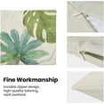thumbnail image 4 of Summer Tropical Leaves Pillow Covers 18x18 Set of 2, Green Monstera Palm Decor Throw Pillow Covers Linen Outdoor Decorative Summer Cushion Case for Couch Sofa Outdoor Home Decor, 4 of 5