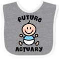 thumbnail image 3 of Inktastic Future Actuary Boys Baby Bib, 3 of 4