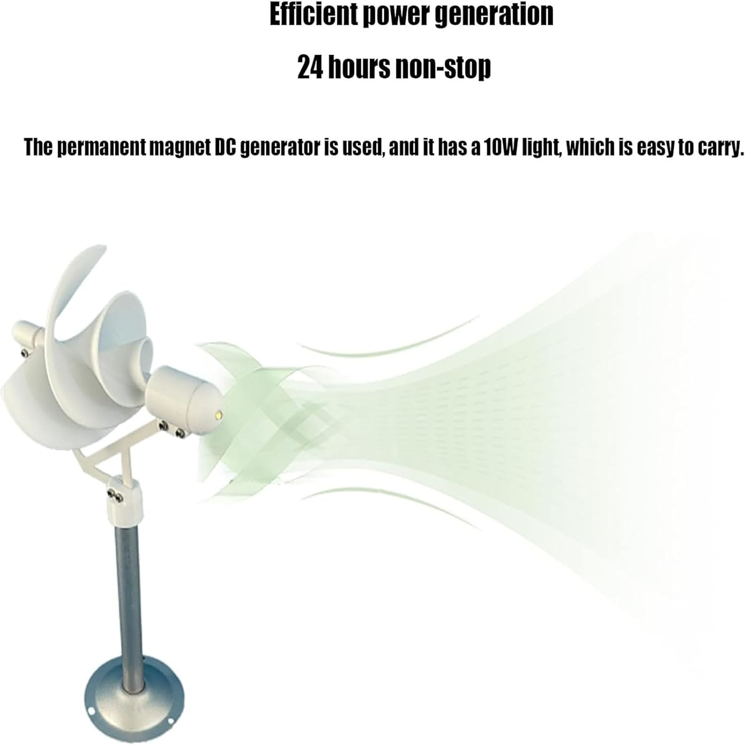 Archimedes Liam F1 Wind Turbine - Spiral Model, Home Electricity Generator, Small Wind Turbine for Home & Farm