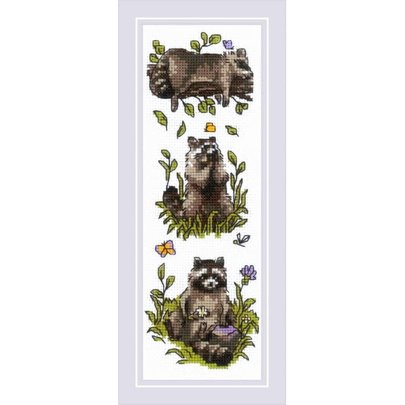 Three Raccoons R2223 Counted Cross Stitch Kit
