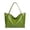 Green, variant on Stylago Women's Leather Tote Bag Casual Travel Large Shopping Shoulder Purses College Students Zipper Underarm Work Handbag Black