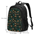 thumbnail image 5 of Cauagu Deers In The Forest Print Travel Laptop with USB Charging Port,Extra Large Backpack College Backpack Business Work Bag Casual Daypack Perfert for Men Women, 5 of 7