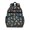 Dinosaur and Planet Navy Blue Pattern, variant on Colorful Cartoon Dinosaurs Cute School Backpack Bag for School with Padded Back and Adjustable Shoulder Straps 15.25"x11.5"x5.25"