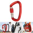 thumbnail image 2 of Dalazy Climbing Carabiner Carabiners Dog Leash Rescuing Fall Protection Buckle 25KN, 2 of 9