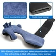 thumbnail image 4 of Velpeau Stroke Resting Hand Splint with Squeeze Stress Balls - Night Immobilizer Wrist Brace with Thumb Support - Finger Stabilizer Wrap for Muscle Atrophy, Arthritis, Carpal Tunnel Pain (Right-M), 4 of 8
