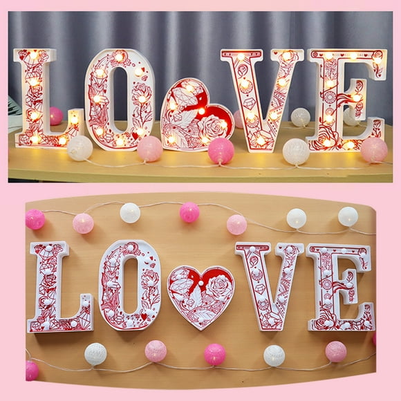 Boovnll Light Up Letters-Led Letters Lights Sign Alphabet Big Lights Letter for Party Birthday Bar Battery Powered Christmas Decor Letter Lights Warm White