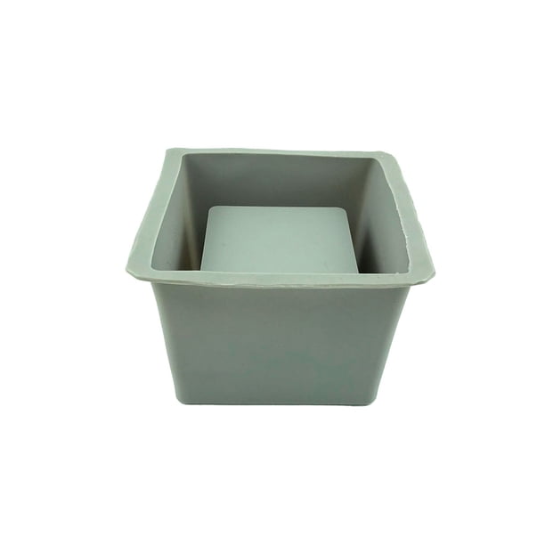 Matsuzay Molde de silicona para maceta, herramientas de fundición suculentas, molde Manual antiadherente para portavelas, suministros para Jardín y Patio Tipo 1