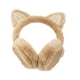thumbnail image 2 of Orejeras de gato para niñas, de felpa, cálidas, suaves y peludas, para exteriores, de invierno, antifrío, con orejeras, 2 of 6