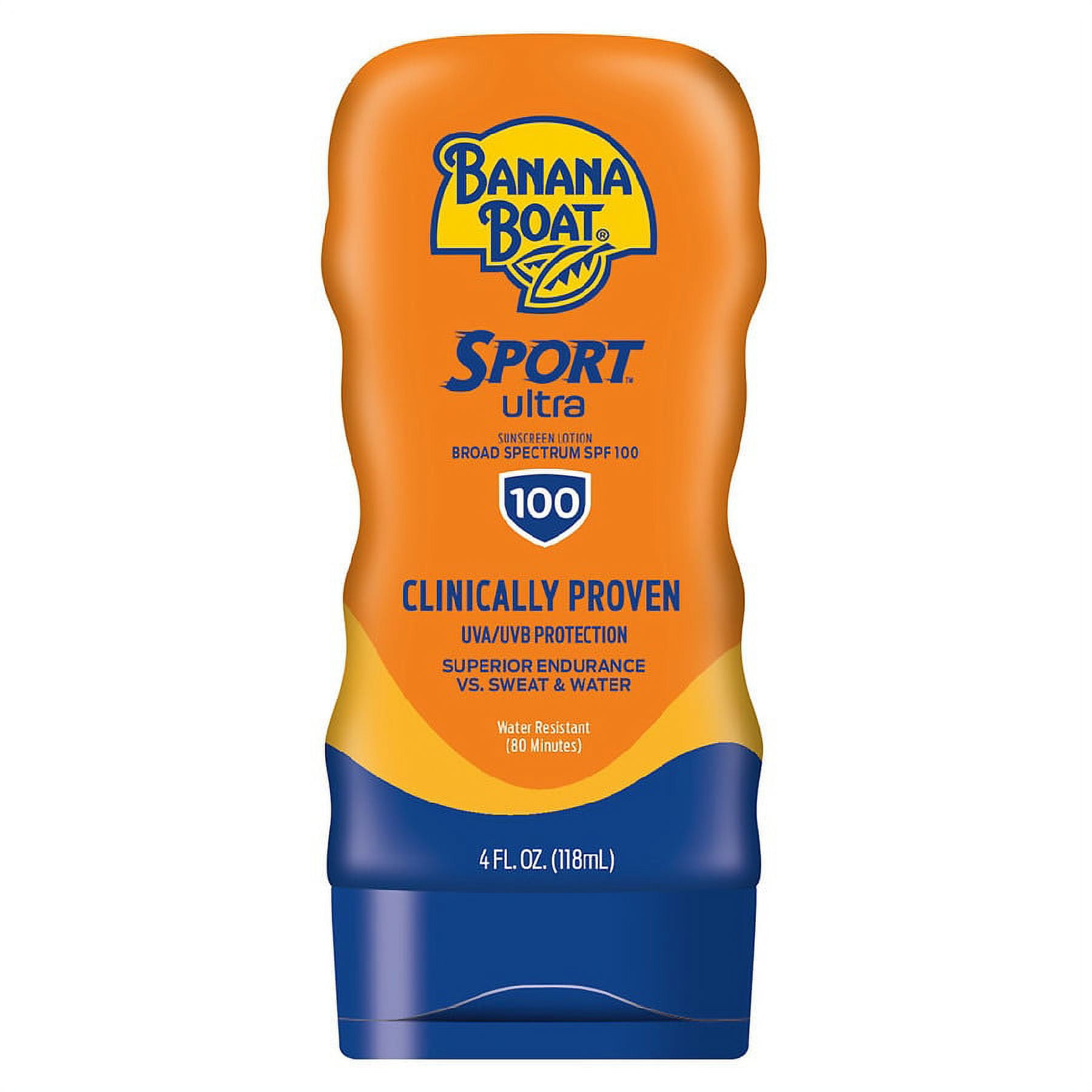 Banana Boat Sport Ultra Sunblock Sunscreen Lotion SPF 100, 4-Ounce
