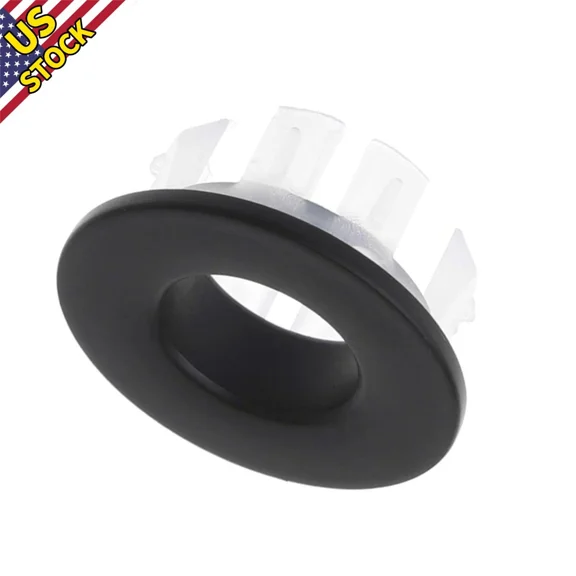 1Pc Bathroom Basin Faucet Sink Overflow Cover Brass Ring Insert Hole Cover Cap