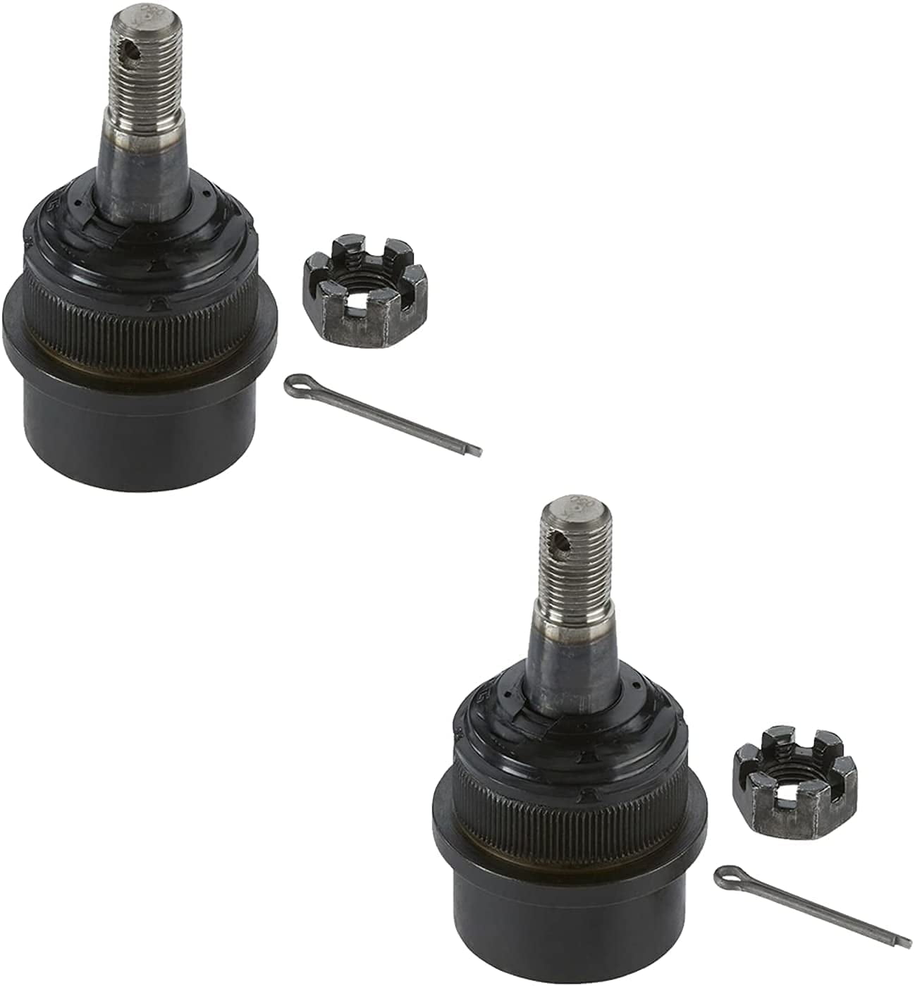 Detroit Axle - Front 8pc Suspension Kit for 07-17 Jeep Wrangler, 18 Wrangler JK, Tie Rod End Links Lower Upper Ball Joints 2007 2008 2009 2010 2011 2012 2013 2014 2015 2016 2017