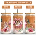 thumbnail image 2 of Gifts For Mom - Unique Birthday Gifts For Mom, Mother, Wife, New Mom, Bonus Mom, Pregnant Mom -16 oz Glass Drinking Jar, Drinking Glasses with Bamboo Lids (Best Mom - Glass), 2 of 6