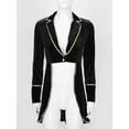 thumbnail image 3 of Haitryli Women's Halloween Costume Vintage Steampunk Tailcoat Victorian Tuxedo Coat Jacket Uniform Black XXL, 3 of 7