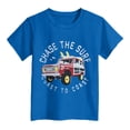 thumbnail image 4 of WUANDIXFA Baby Boy Clothes 1 Year Old Clothes First Birthday Outfit Boy Short Sleeve T-Shirt Summer Outfits (Blue, 13-14 Years), 4 of 4