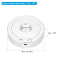 thumbnail image 2 of Unique Bargains 4.5"x3.5" Rotating LED Light Base Stand, Colorful Display Pedestals with 4 Revolving & 8 Light Modes, Silver Tone, 2 of 8