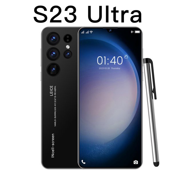 S23 Ultra Smartphone Teléfono Android 6800mAh 16 1TB 7.3 Pulgadas Pantalla HD 5g Desbloquear Teléfonos Móviles