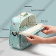 thumbnail image 4 of Bolsa De Pañales Para Bebés, Bolsa De Almacenamiento Con Correa Para El Hombro, Bolsa De Pañales Para Bebés De Gran Capacidad, Bolsa De Viaje Impermeable Cateissary AP007164-02, 4 of 6