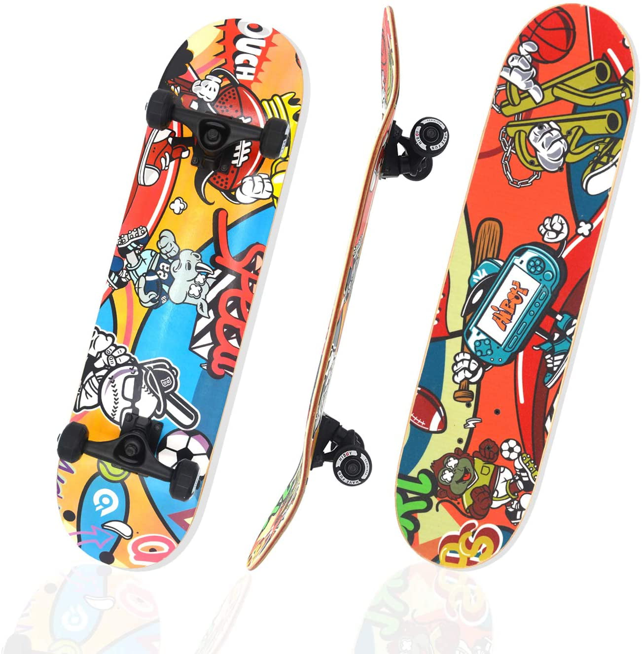 Hiboy Alpha Skateboard 31'' x 8'' Abec-11 Bearing Complete Skateboard for Teens 