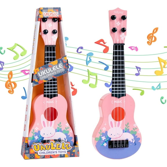 Kids Guitar Toy, Musical Instruments for Kids, Toddler Guitar for Girl 3 4 5 6 7 8 Years, 14 Inch