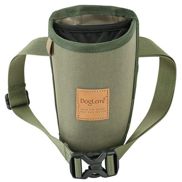 Amdohai Chien Traiter Poche Extérieur Portable Formation Sac à Taille Animal Snack Sac de Stockage - Friandise
