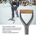thumbnail image 3 of Shovel Handle, Y Shaped Replacement Spade Handle with Wooden Grip for Garden Digging Raking Tool, Easy to Install Ergonomic Design 3.1cm Inside Diameter 23x12cm, 3 of 7