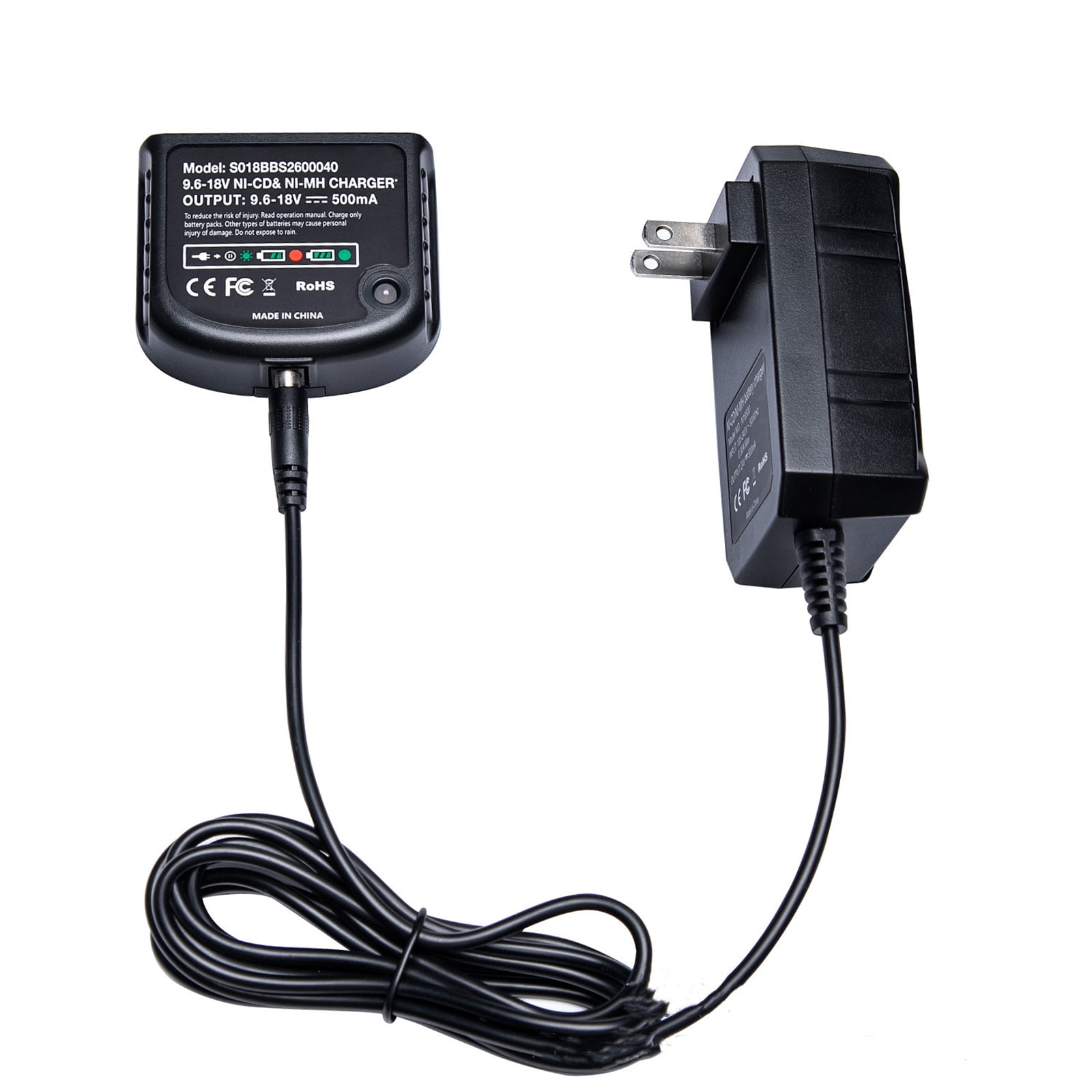 Black & Decker 9.6 volt - 18 Volt battery charger (slide terminal