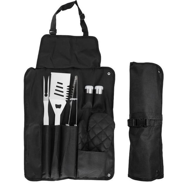Juego de seis piezas para asar Kit De Utensilios Para Asador Parrilla -Conjunto completo de herramientas de barbacoa al aire libre