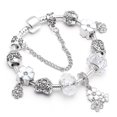 thumbnail image 1 of 2022 moda plata Cokor amor llave encanto pulsera con cuentas de cristal de Murano Pulseras para mujer esposa joyería Pulseras Dropshipping Tan Jianjun  unisex, 1 of 2