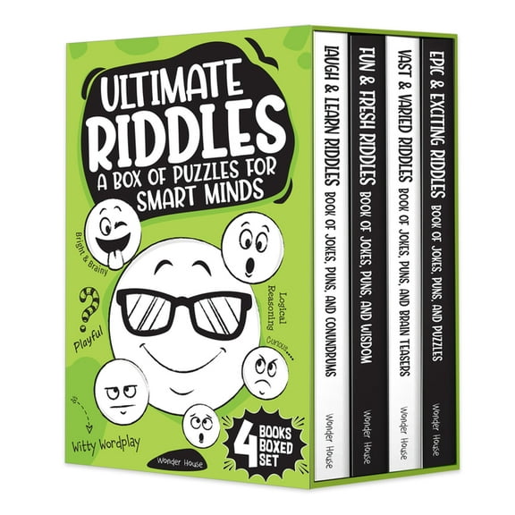 Ultimate Riddles (Boxed Set of 4 Books), (Paperback)