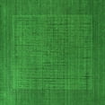 thumbnail image 1 of Ahgly Company Indoor Square Oriental Green Industrial Area Rugs, 5' Square, 1 of 4