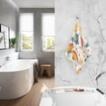 thumbnail image 6 of Hand Drawn Cartoon Pattern Bath Towel 100% Cotton Soft Thick High Absorbency Hand Face Towel Single Pack 16x28in, 6 of 7