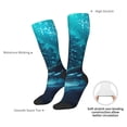 thumbnail image 4 of Gaeub Futuristic Jet Ski Adventure Printed Design Socks Stretchy High Tube Socks for Men Women Teens , Softball Soccer Socks for Hiking, Sport, 4 of 6