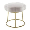 thumbnail image 1 of Sabine Accent Vanity Stool, Pink, 1 of 8
