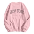 thumbnail image 4 of SIYUDAN Women’S Sweatshirt Long Sleeve Sweatshirt Sweatshirt Pullover Women Pink Pullover Adult Sweatshirt for Woman Fall Sweatshirts for Women Trendy Clothes for Teen Girls, 4 of 5