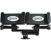 OCTO MOUNTS - Dual Device Tripod Mount Adapter for Live Video and Photography with Multiple Devices. Compatible