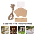 thumbnail image 4 of OULII 50Pcs DIY Kraft Paper Cones Vintage Candy Boxes for Wedding Party Table Decor Light Brown, 4 of 7