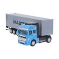 thumbnail image 2 of Container Truck Toy Model Pull Back Detachable Realistic Express Carrier Truck Toy For Children Boys, 2 of 15