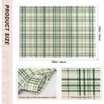 thumbnail image 4 of Sage Green Buffalo Plaid Placemats Set of 4 Check Dining Table Mats,Non-Slip Washable Farmhouse Kitchen Table Placemats for Indoor Outdoor Party Wedding Decoration,12x18 inch, 4 of 6