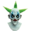 Old Clown Latex Mask Adult Halloween Accessory