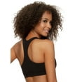 thumbnail image 2 of Felina Women's Velvety Soft Racerback Bralette (Black, Large), 2 of 2