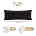 thumbnail image 2 of Naloa Autumn Leaves1 Super Soft 20x60 Body Pillow Case,Long Side Hidden Zipper（PILLOWS ARE NOT INCLUDED）, 2 of 6