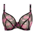 thumbnail image 4 of Freya Rose Blossom Plunge Underwire Bra (402402),32F,Black Rose, 4 of 6