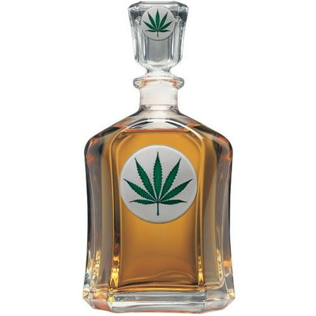 Capitol Decanter - Marijuana Leaf Capitol Decanter
