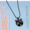 thumbnail image 3 of LEEYNEER Collier Déclaration Alliage Noir 1 Pcs Bijou pour Usage Quotidien Femmes, 3 of 8