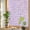 Pink Plum, variant on Rainbow Window Privacy Film, Sage Green Static Cling Window Film PVC, Grid Checkered Plaid Gingham Lattice Trellis No Glue UV Blocking Glass Covering, Removable Stained Glass Sticker 17.7''x39.3''