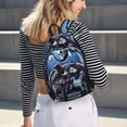 thumbnail image 5 of Goofa The Nightmare Before Christmas Pattern Durable Canvas Daypack - High-Quality Vintage Backpack, Compact & Versatile for Travel and Everyday Use-Medium, 5 of 5