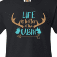 thumbnail image 4 of Inktastic Life is Better at the Cabin, Deer Antlers, Camping Youth T-Shirt, 4 of 5