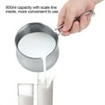 thumbnail image 4 of Butter Melting Pot, 800ml Capacity Milk Pot, Long Handle Kitchen Accessory Silver For Home Restaurant, 4 of 8