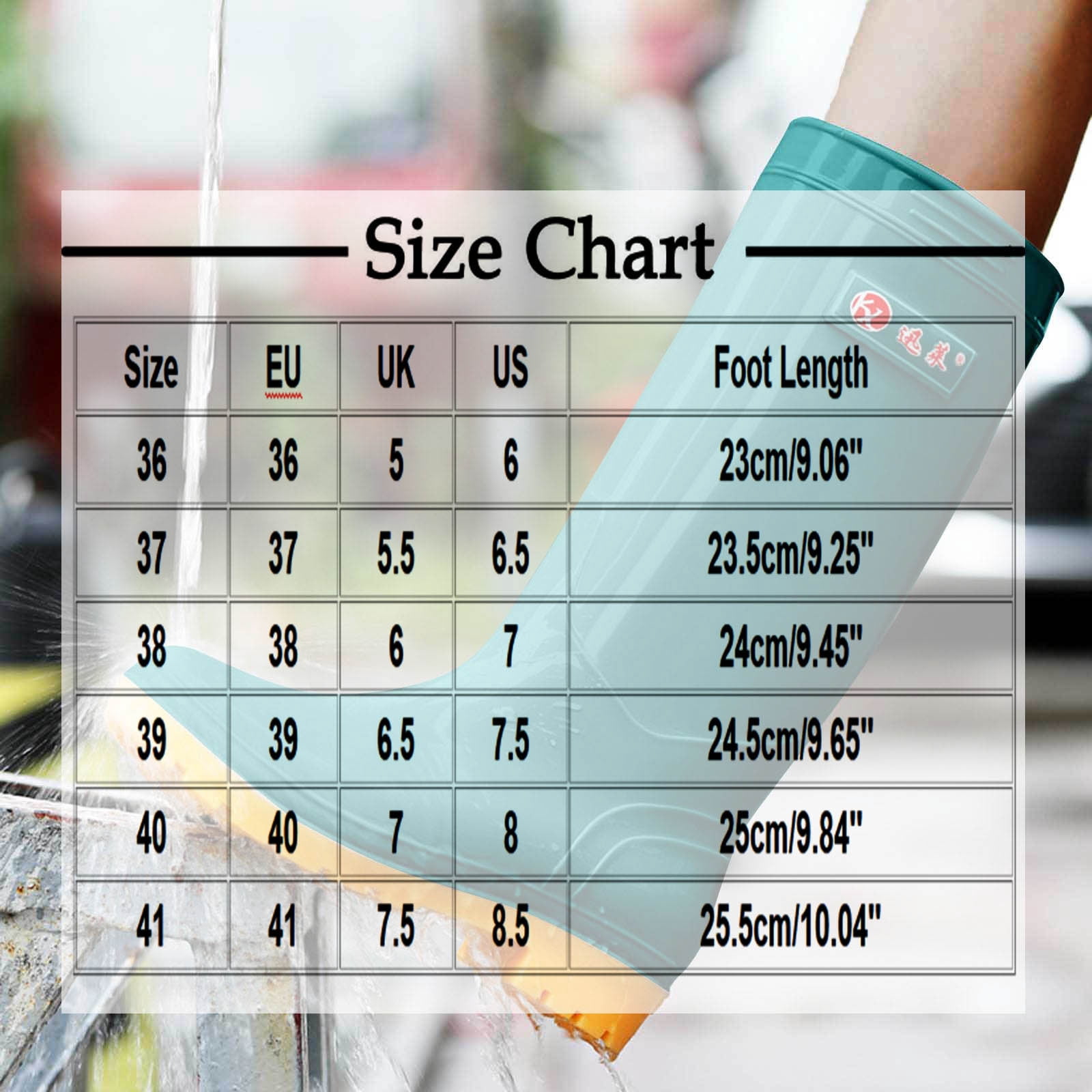 Hoshose Women's Rain Boots PVC Rubber Boots Waterproof Garden Outdoor Work Boots Knee Boots for Working