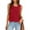 *Red, variant on ClodeEU Womens Summer Crewneck Sleeveless Tank Tops,Casual Loose Fit Tunic Shirt Beige,Womens Plus S